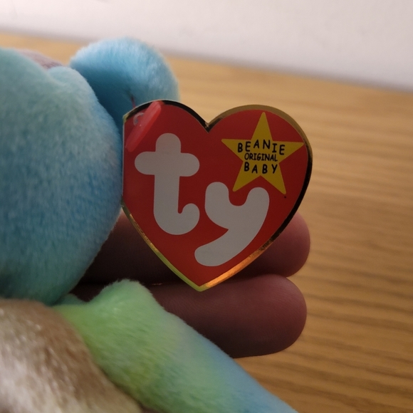 TY "Garcia" the Bear Retired Beanie Baby ERRORS RARE - MINT NEW WITH TAGS - Picture 4 of 9